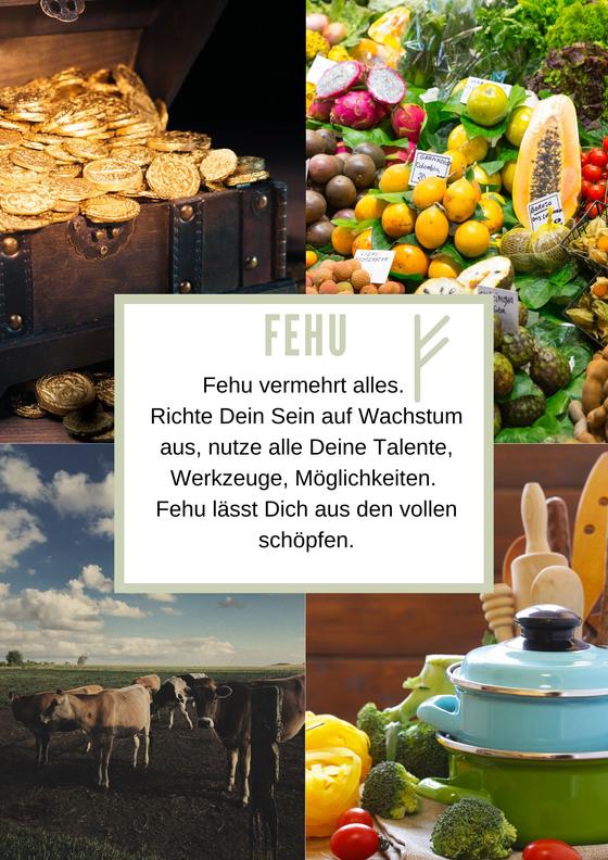 Runenkarten mit Papierrunen