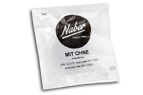 Naber DECAF ESE Pads "Mit-Ohne"