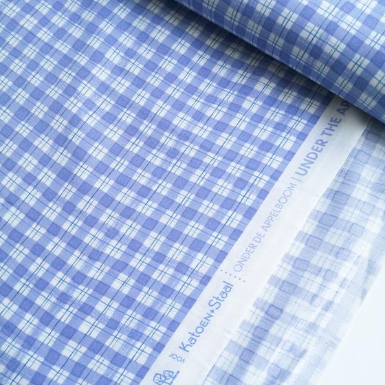 Cotton + Steel - Picnic Modern Violet - Under the Apple Tree - Loes van Oosten