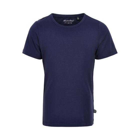 T-Shirt aus Bambus-Viskose, nachhaltig und hautfreundlich, dunkelblau