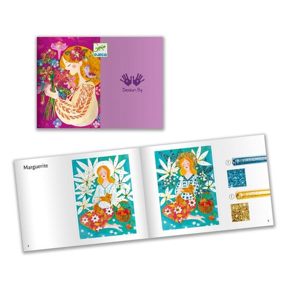 Djeco Flitterbilder Blumenduft