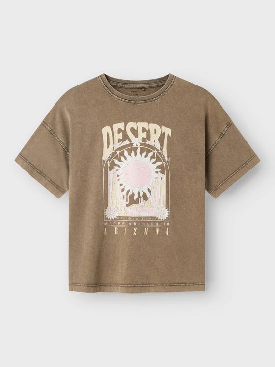 Name It T-Shirt Desert Walnut