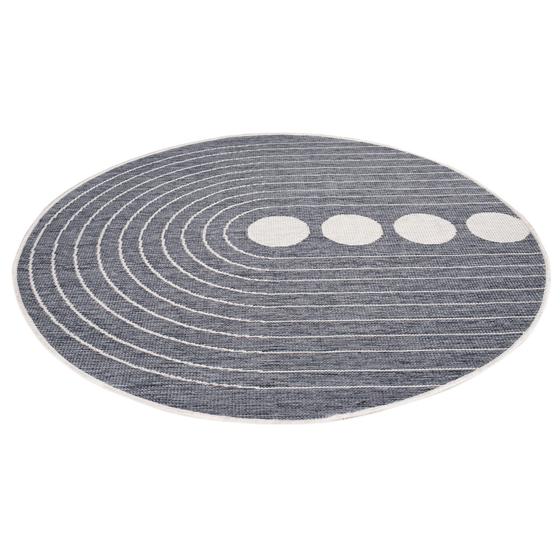 DUO Rug wendbarer Teppich silber