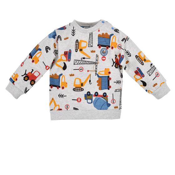Sweatshirt "Baufahrzeuge", Baumwolle