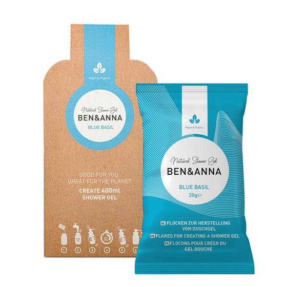 Ben & Anna Duschgelflocken Blue Basil