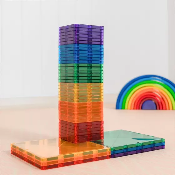 Connetix Magnetbausteine Rainbow Square Pack 42 Teile