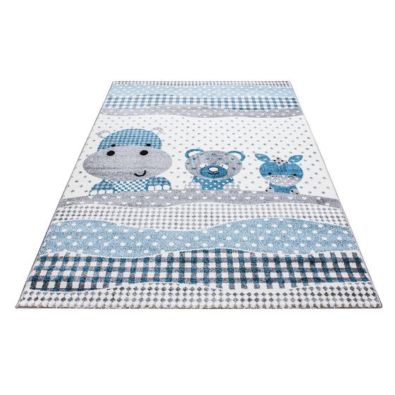 kids Cocuk halisi gri mavi 160 x 230 cm