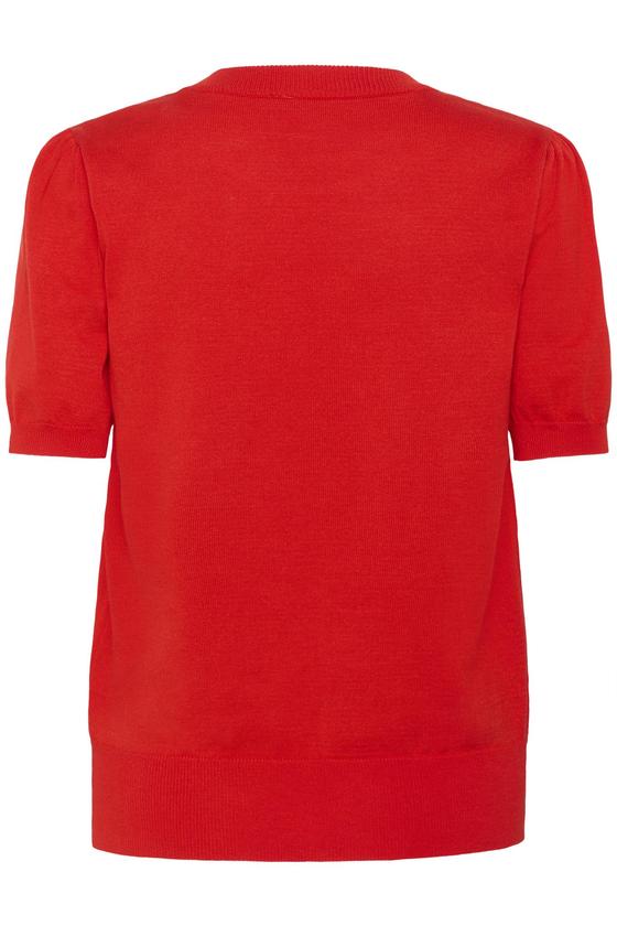 SAINT TROPEZ MilaSZ SS Pullover 30511788 - rot