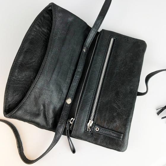 goldmarie Handtasche & Portemonnaie SNAKE WALLET schwarz