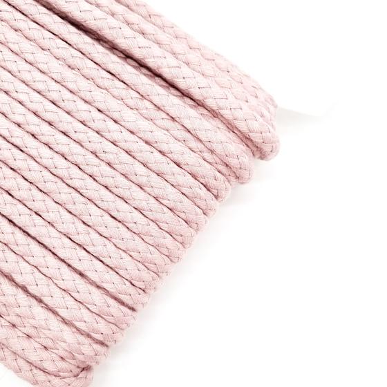 Rundkordel Baumwolle 8mm uni  - altrosa
