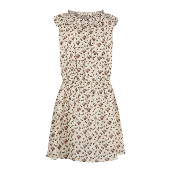 Kleid "Blümchen", reine Baumwolle, creme