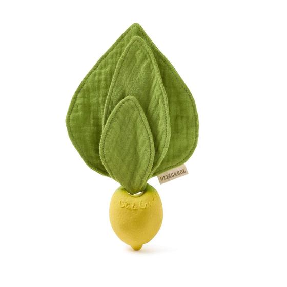 Oli&Carol Mini Doudou-Teether Lou the Lemon