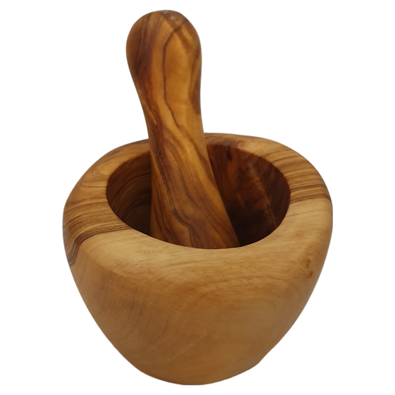 Olivenholz Mörser