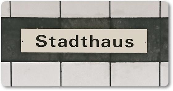 Stadthaus U-Bahn Magnet Stadtbahn Dortmund von tom bäcker - U41 - U45 - U47 - U49 