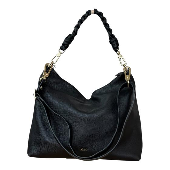 abro SOLEY Hobobag Schultertasche, schwarz