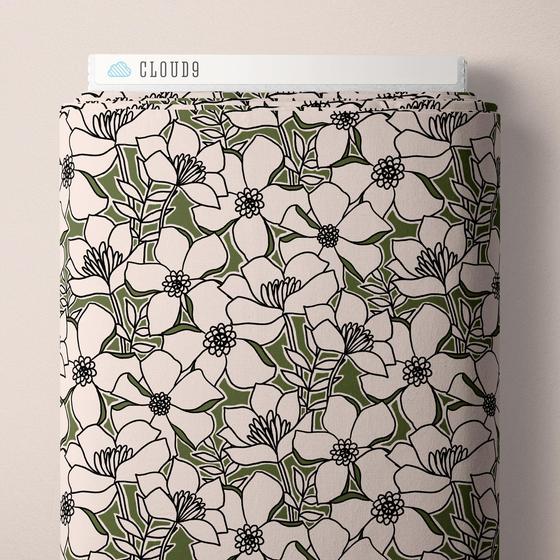Marsh Havens Stoffkollektion von Amy MacCready für Cloud9 Fabrics mit natürlichen Mustern in sanften Küstentönen