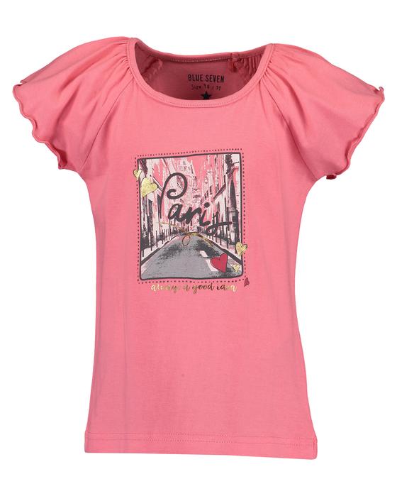 T-Shirt "Paris" mit Flatterärmeln, reine Baumwolle 