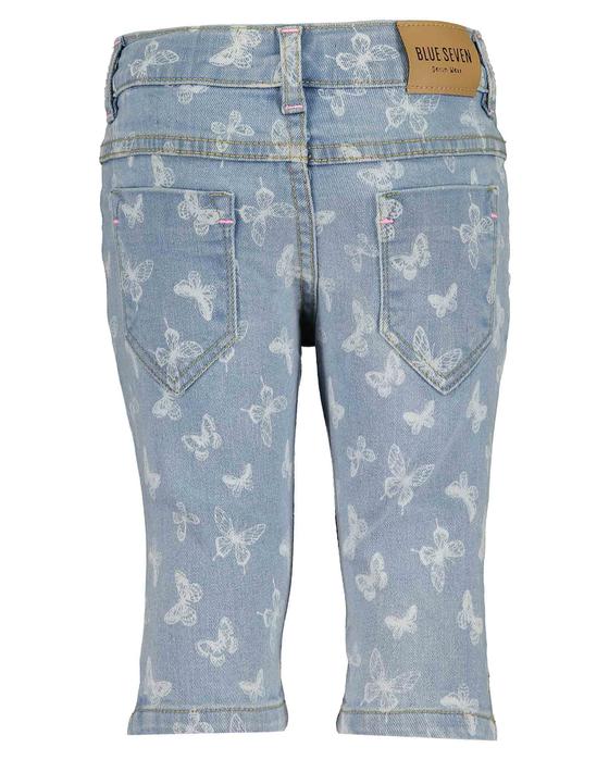 Capri-Hose "Schmetterlinge", verstellbarer Bund