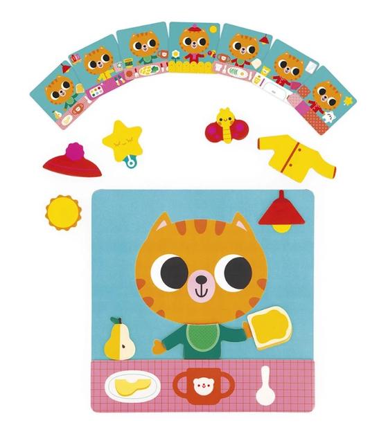 Janod Magnetisches Spiel Kleine Katze der Rituale
