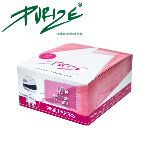 Papers, PURIZE®, King Size Slim, Pink
