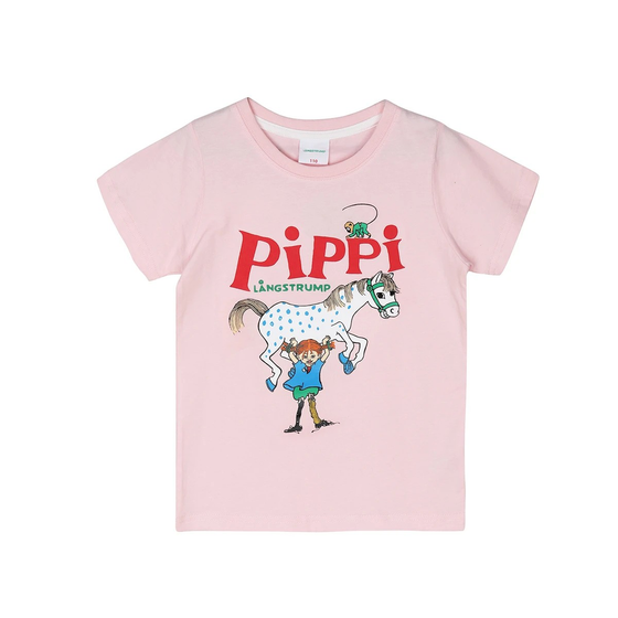 T-Shirt "Starke Pippi", Biobaumwolle, rosa