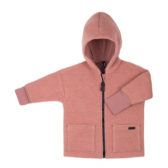 Pure Pure by Bauer Wollwalk Kapuzenjacke Shadow Rose
