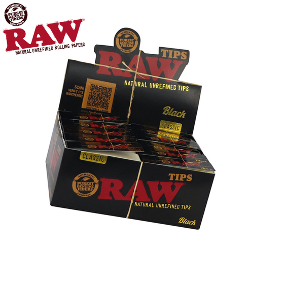 Filter Tips, RAW®, Black, Schmal