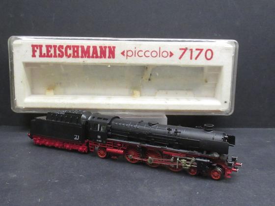Fleischmann 7170 Dampflok BR 01 1093 DB Kohletender schwarz Spur N OVP