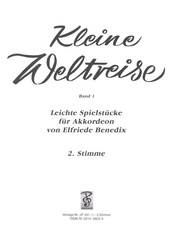 Kleine Weltreise 1 2.Stimme