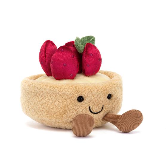 Jellycat Kuscheltier Amuseables Fleurette Tarte Aux Fraises