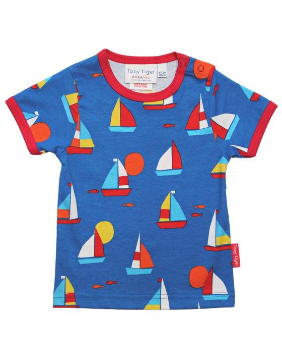 T-Shirt "Sailboat", Biobaumwolle, GOTS-zertifiziert