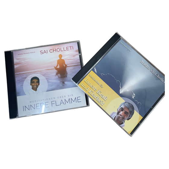 2er Set CDs: Meditation für Innere Kraft und Klarheit & Meditation über die Innere Flamme