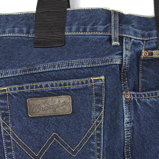 goldmarie Shopper Tasche JEANS Recycelt - MOINGIORNO - NR 7 - reversible - denim dunkelblau - 37x38x15cm