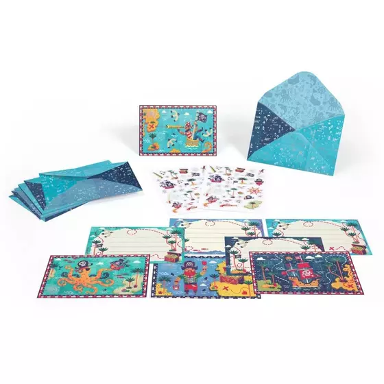 Djeco Einladungskarten Pirat