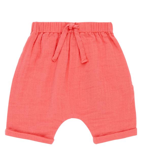 Musselin-Shorts, Biobaumwolle, GOTS-zertifiziert, rosé