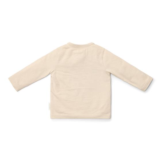 Little Dutch Langarmshirt Newborn Naturals Little Goose Sand