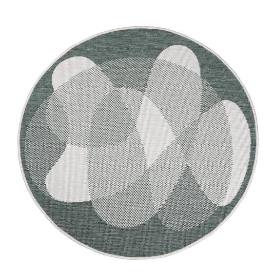 DUO Rug wendbarer Teppich grün