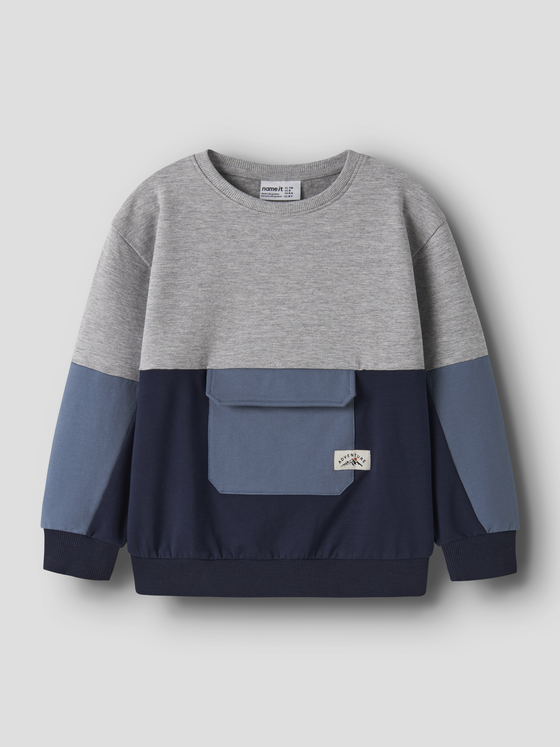 Name It Sweatshirt Adventure Grey Melange