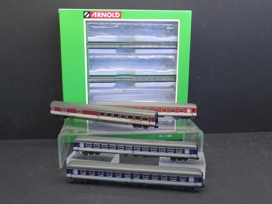 Arnold (Hornby) 4298 Reisezugwagen Popwagen Set 4-teilig DB Spur N OVP