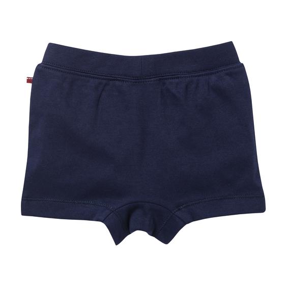 People wear Organic Boxershorts 2er Pack Weltall Nachtblau