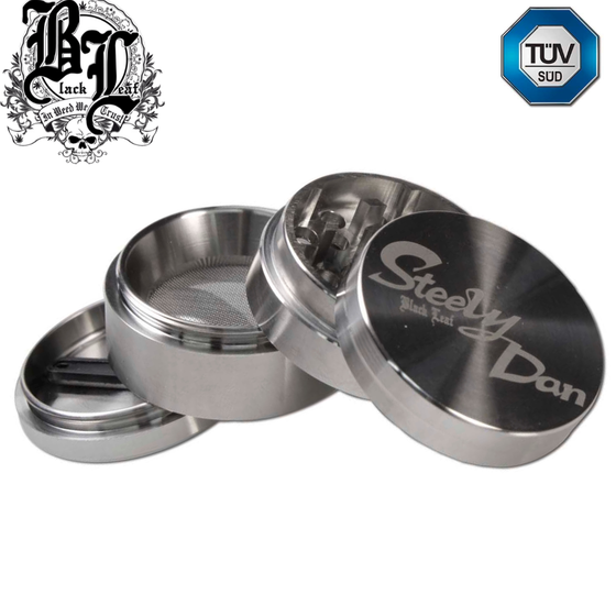 Grinder, Black Leaf®, Steely Dan, Edelstahl, Sieb, 38,5mm