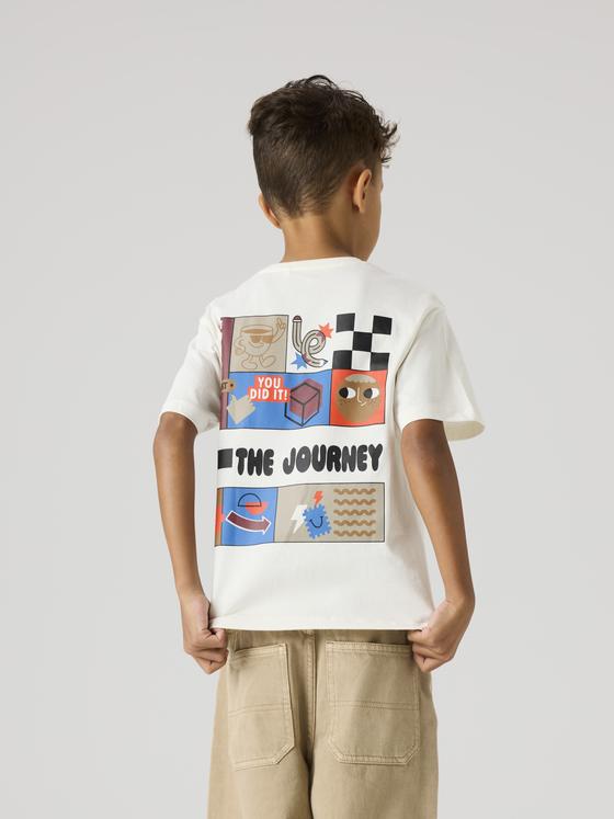 Name It T-Shirt The Journey Cloud Dancer