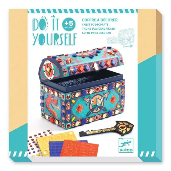 Djeco Do It Yourself Truhe zum Dekorieren Super
