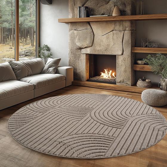 Porto beige bej zen muster