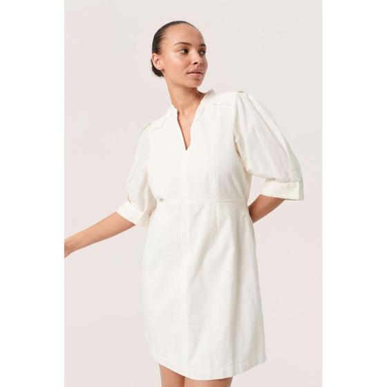 SOAKED IN LUXURY Kleid SLAnnabella 30407018 - altweiß