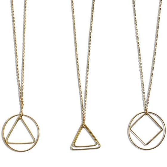 Kette Messing Kreis Mit Kreis