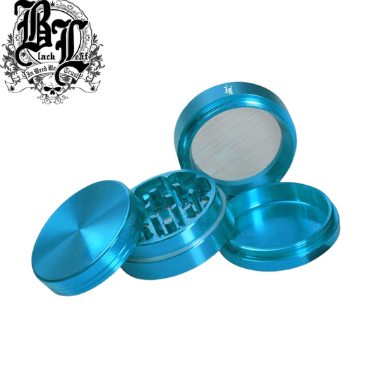 Grinder, Black Leaf®, anodisiert, Aluminium, 4-teilig, Übersicht