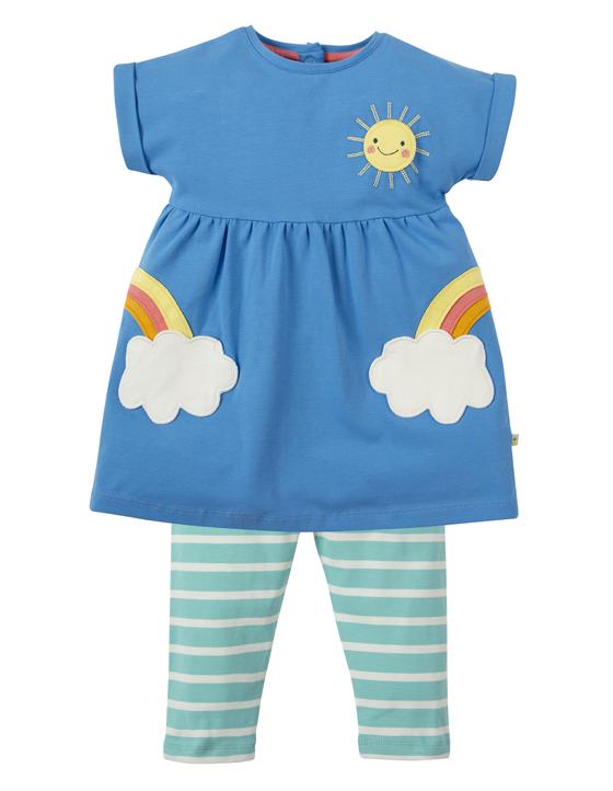 Fröhliches Set Kleid & Leggings