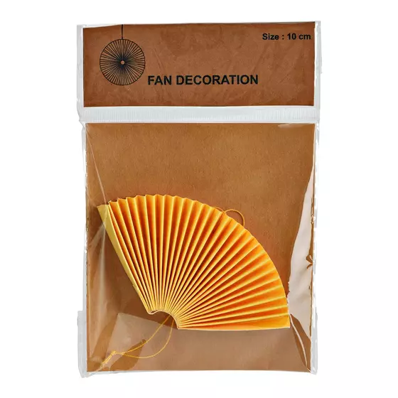 Fächer Pastell aus Papier sortiert 10cm