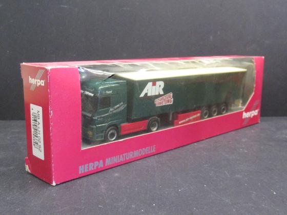 Herpa 153348 MB Sattelzug A-LH 02 SZ Air Fahrzeug Vermietung grün Spur H0 OVP